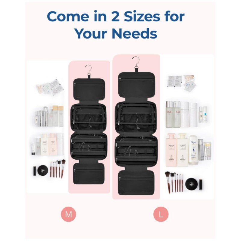 Women's cosmetic bag with organizer compartments Karnz