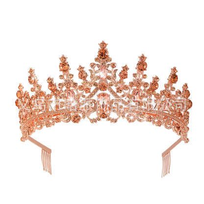 Ladies' Rhinestone Tiara with sparkling gemstone wreath