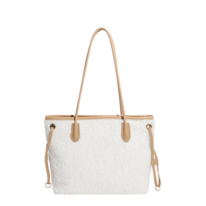 Oversized Faux Fur Tote Bag Acalora