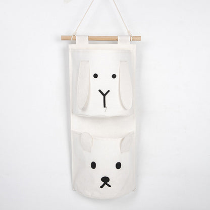 Wall-mounted storage bag