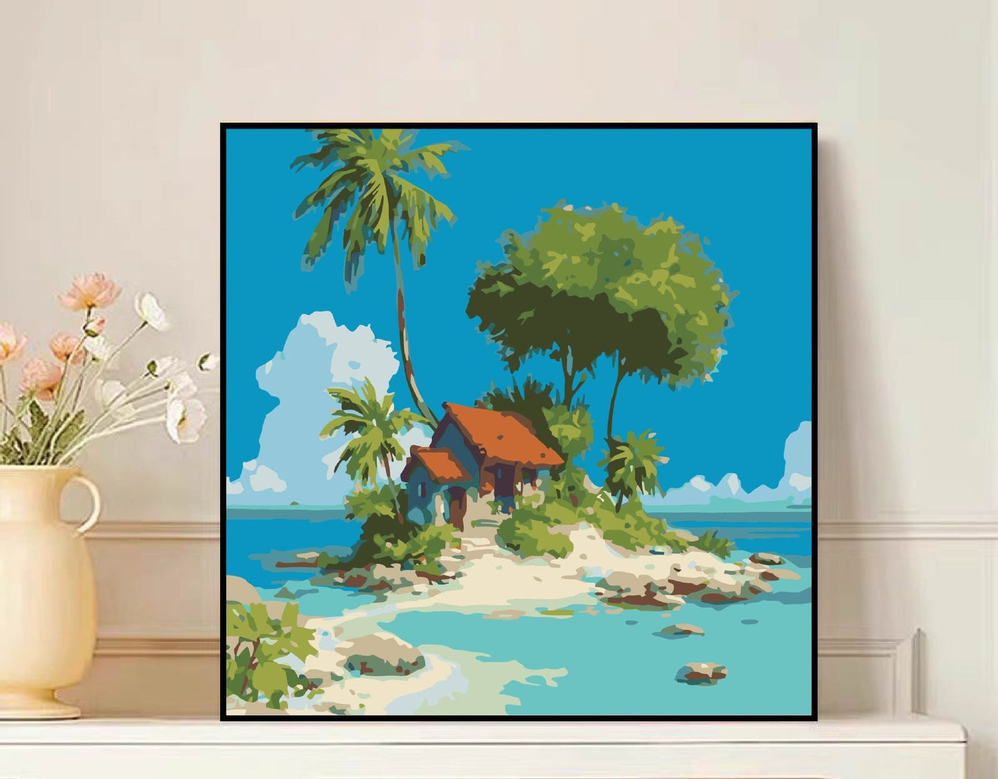 Scenic Mountain Landscape Canvas Art
