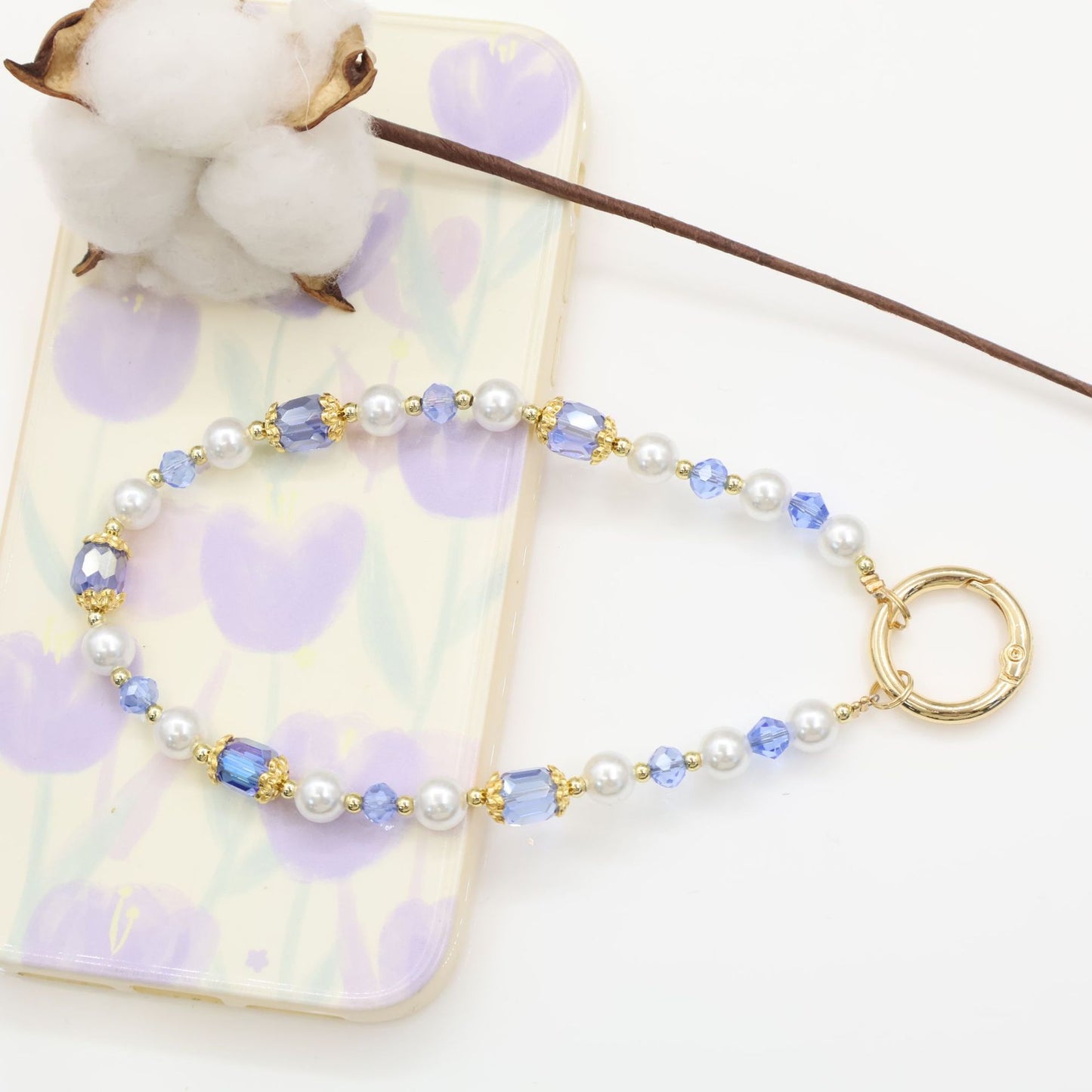 Elegant Beaded Phone Chain Acalora