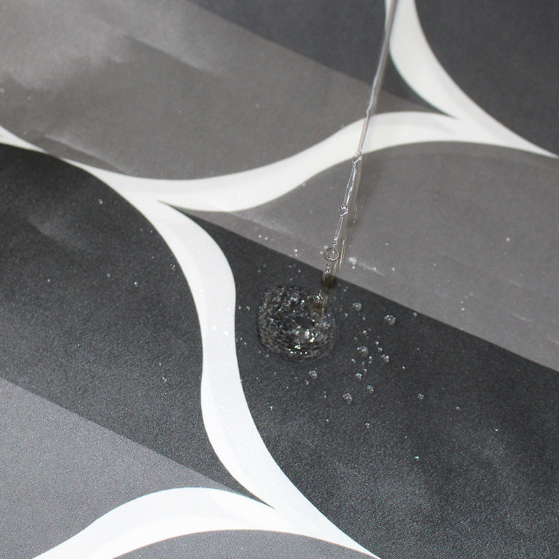 Contemporary Diamond Pattern Shower Curtain