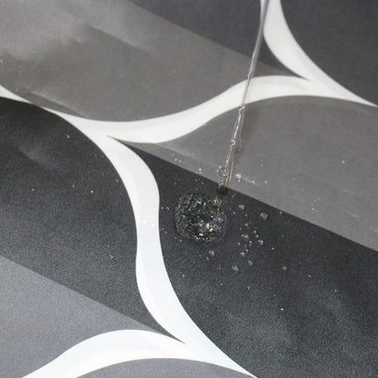Contemporary Diamond Pattern Shower Curtain