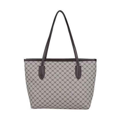 Elegant Geometric Pattern Tote Bag Acalora