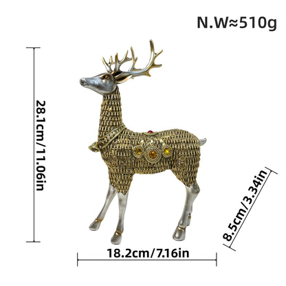 Decorative deer figure with glitter details Acalora