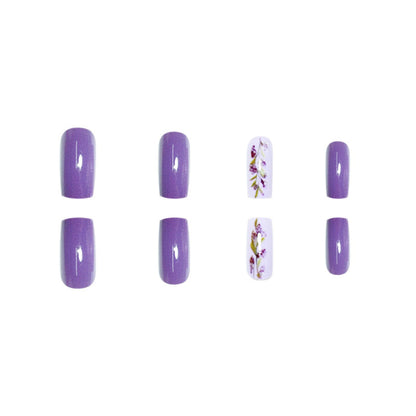 Elegant Floral Design Nail Wraps Acalora