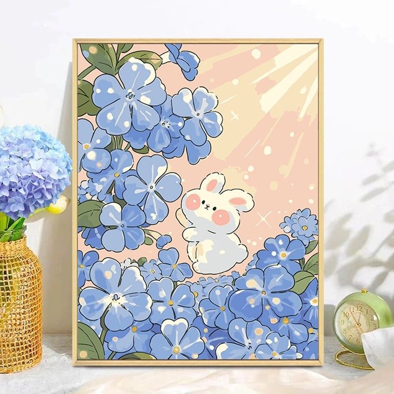 Playful Bunny Themed Wall Art