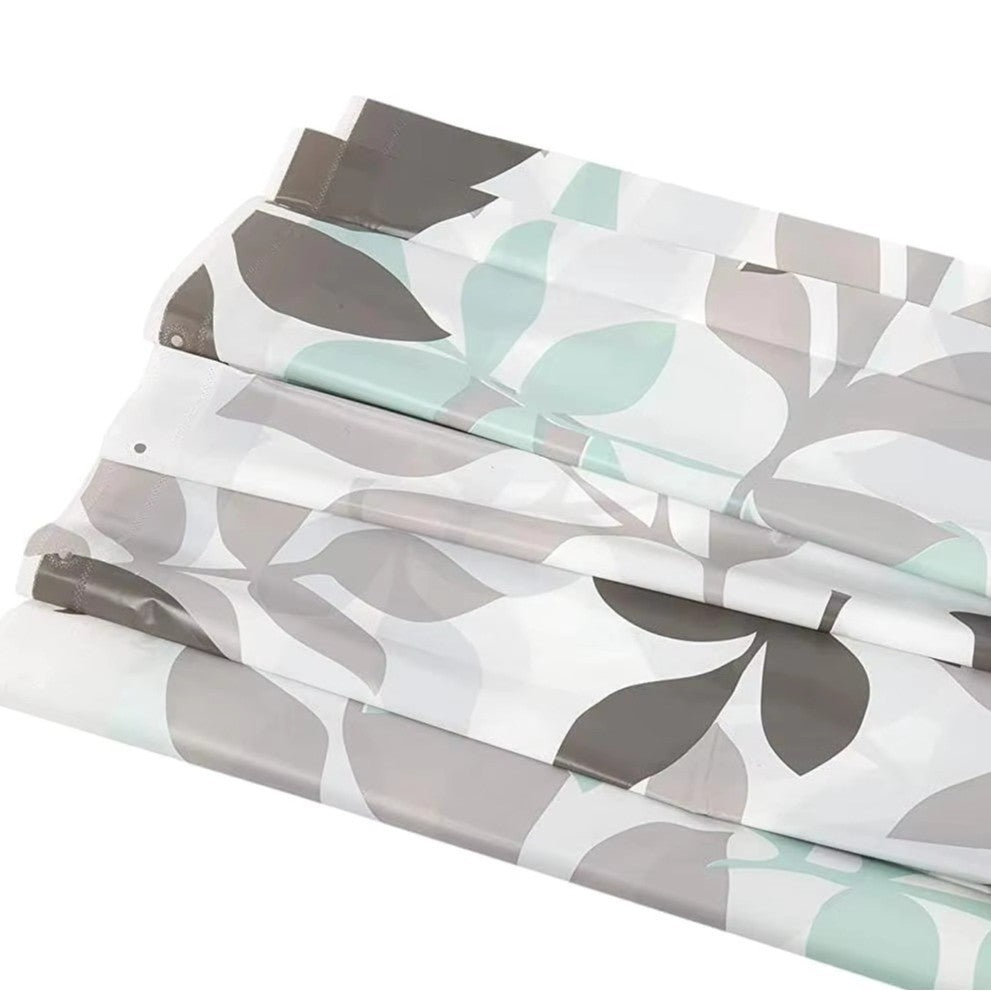 Floral Print Shower Curtain
