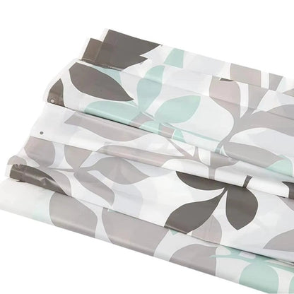 Floral Print Shower Curtain