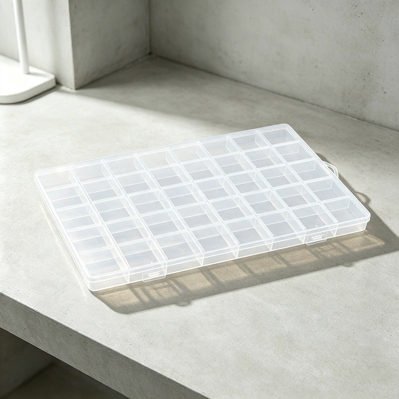 Multi-Compartment Storage Organizer with Secure Latch Acalora