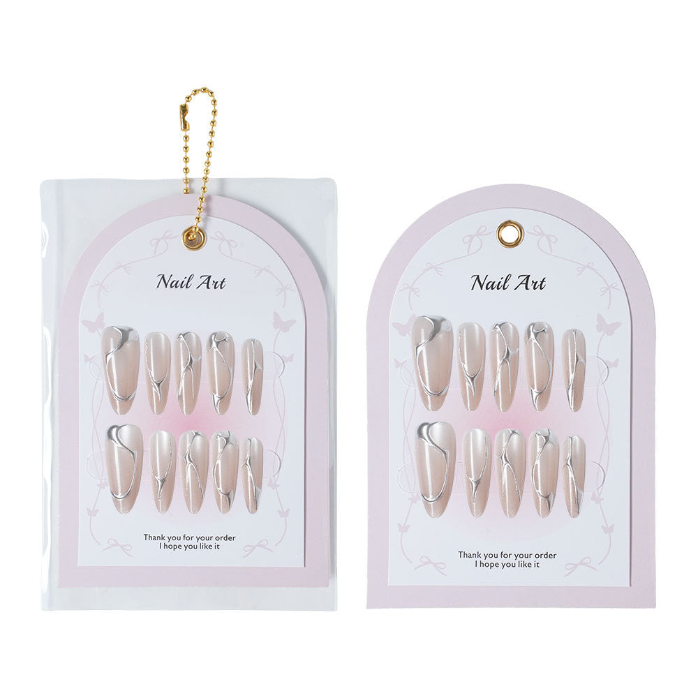 Elegant Abstract Art Press-On Nails Acalora