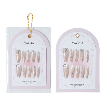 Elegant Abstract Art Press-On Nails Acalora