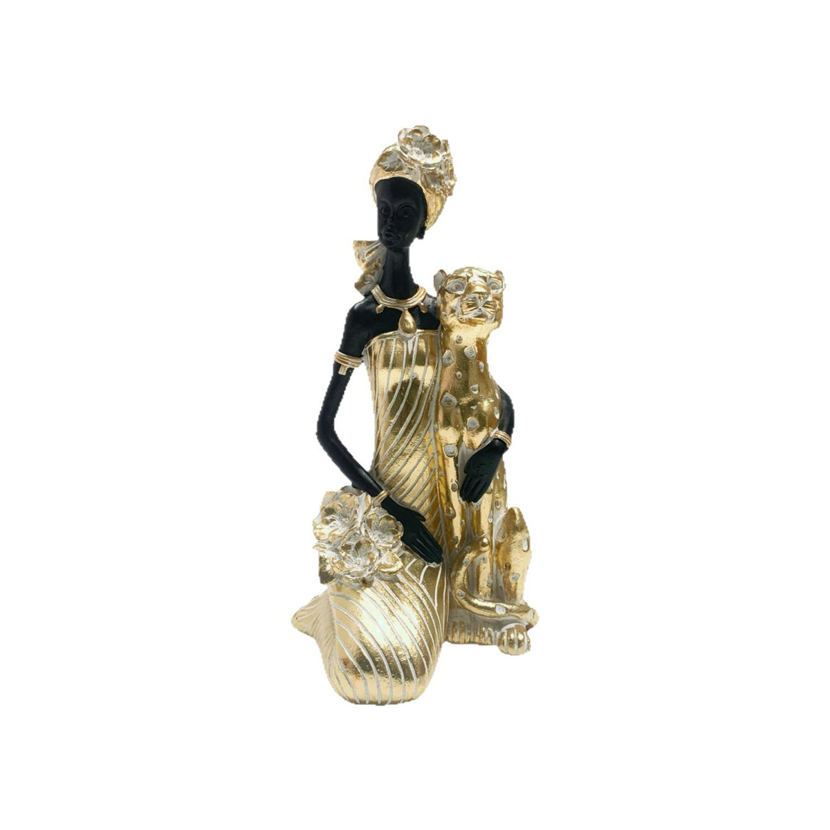 Elegant sculpture with leopard casting Acalora