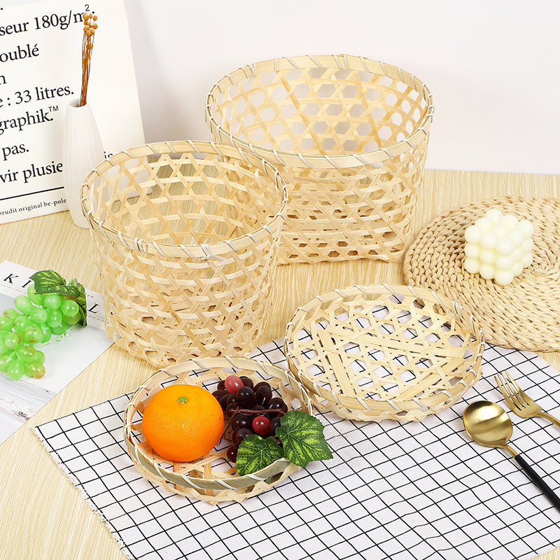 Decorative Handwoven Serving Tray Acalora