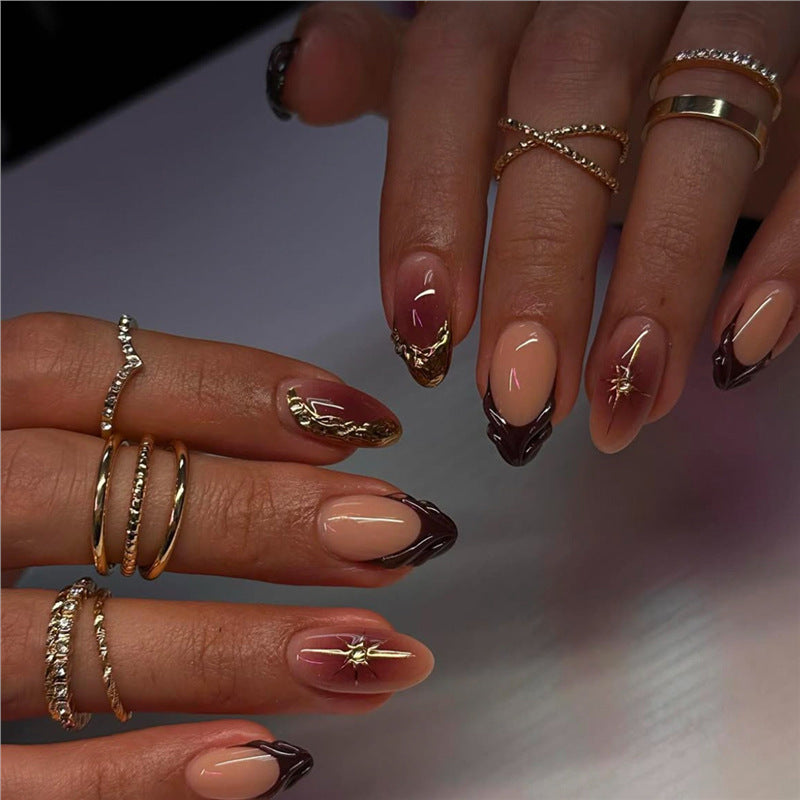 Artistic Gel Press-On Nail Art Acalora