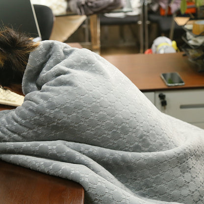Luxurious Fleece Hooded Wrap