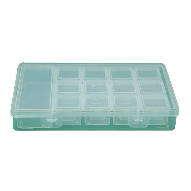 Transparent Multi-Compartment Craft Storage Organizer Acalora