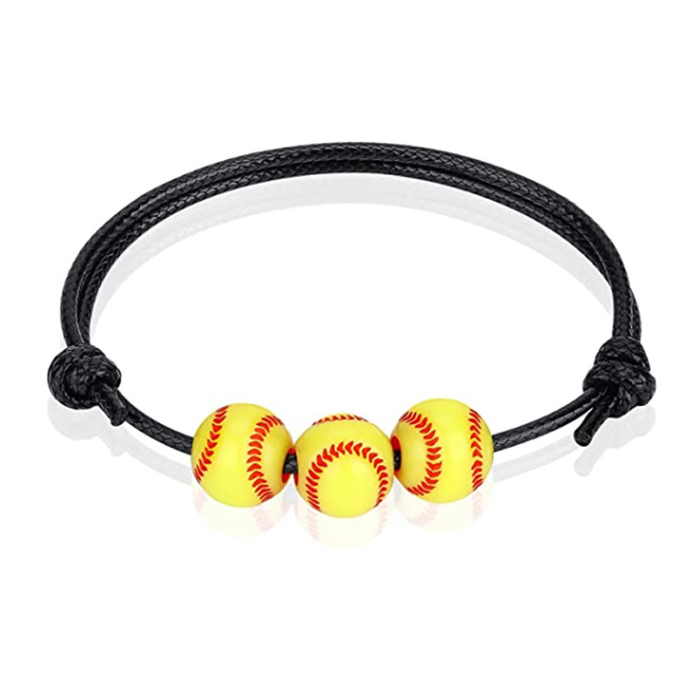 Sporty Baseball Themed Bracelet Acalora
