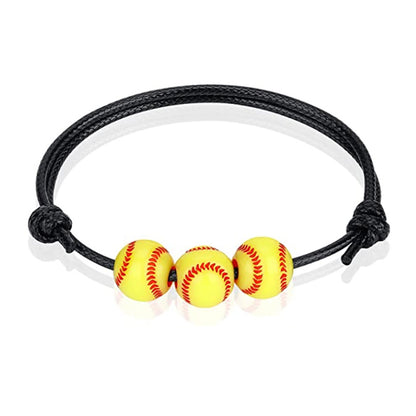 Sporty Baseball Themed Bracelet Acalora