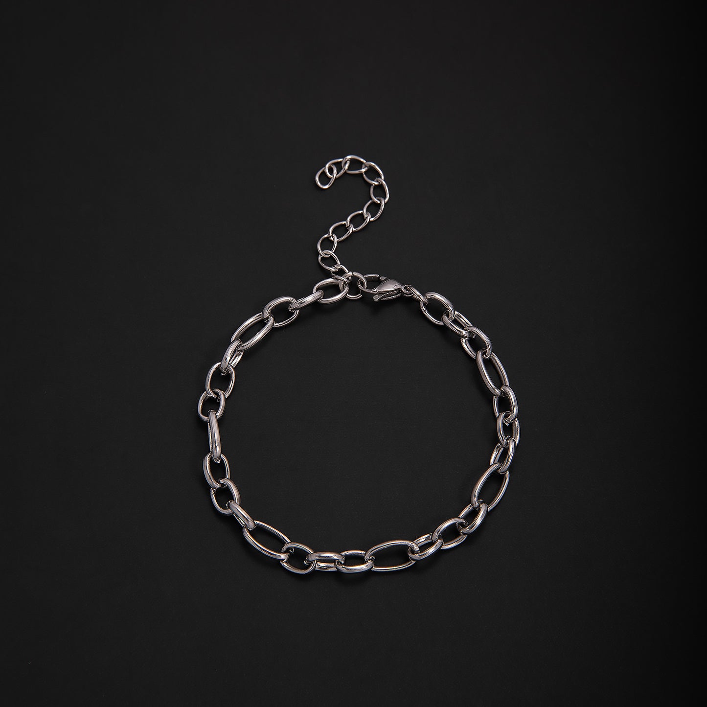 Textured Chain Link Bracelet Acalora