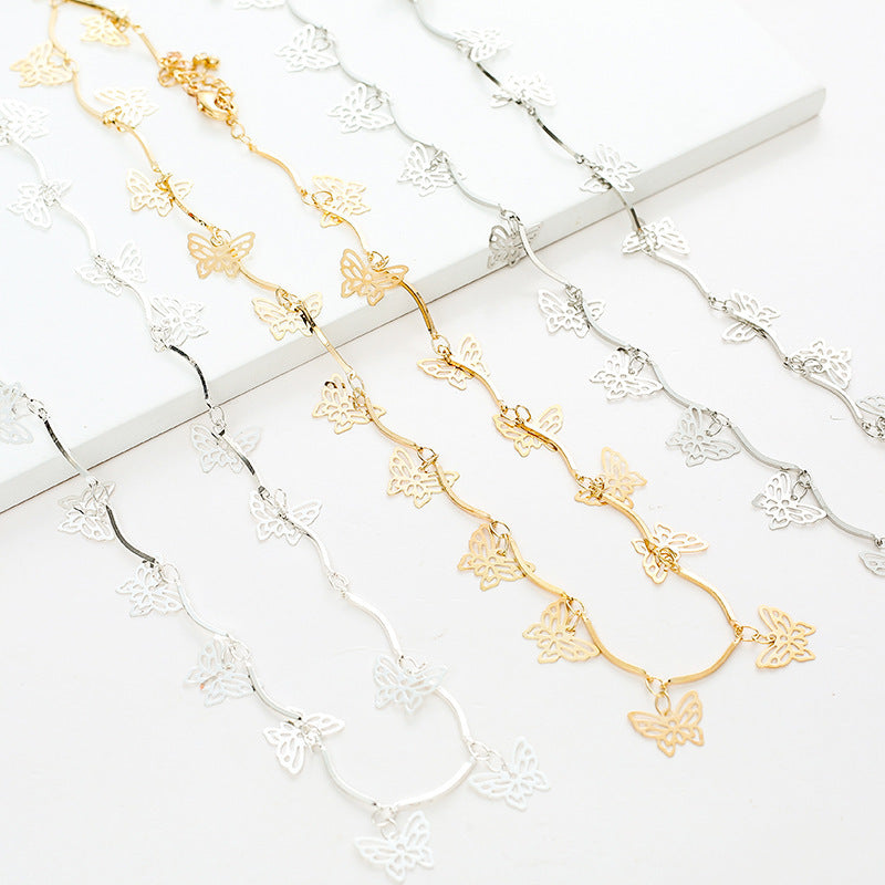 Butterfly Design Choker Necklace Acalora
