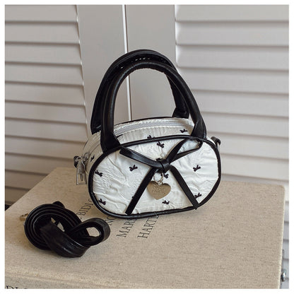 Quilted Mini Handbag with Heart Detail Acalora