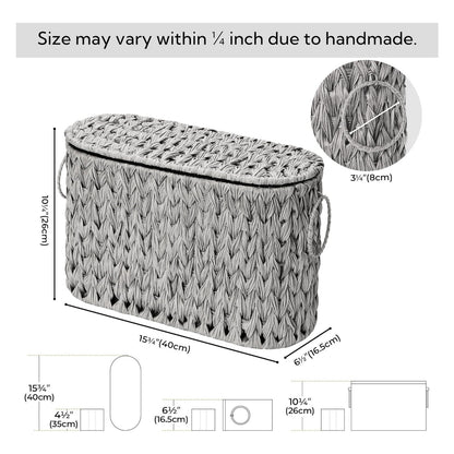 Handwoven Seagrass Storage Basket Acalora