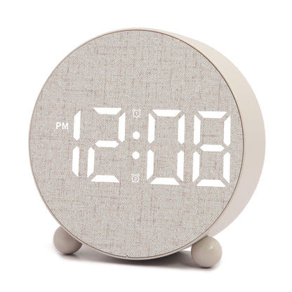 Digital Alarm Clock with Large LED Display and Temperature Display
