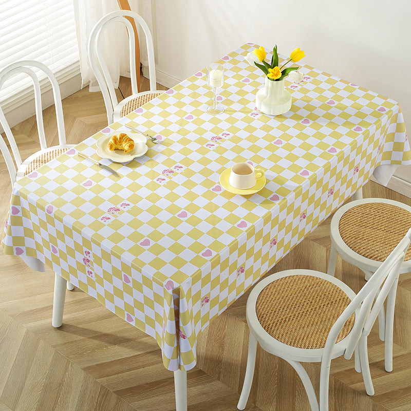 Checkered Pattern Tablecloth