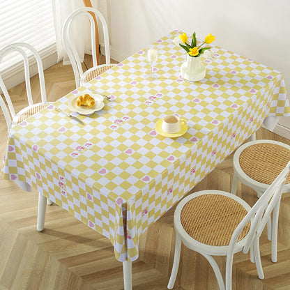 Checkered Pattern Tablecloth