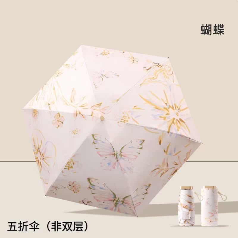 Women's compact UV protection umbrella with state-of-the-art folding mechanism Bowlift