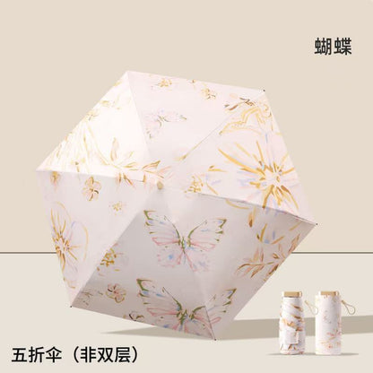 Women's compact UV protection umbrella with state-of-the-art folding mechanism Bowlift