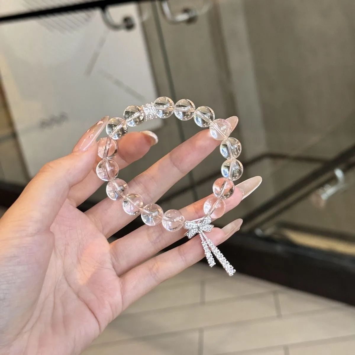 Crystal Bow Bracelet Acalora