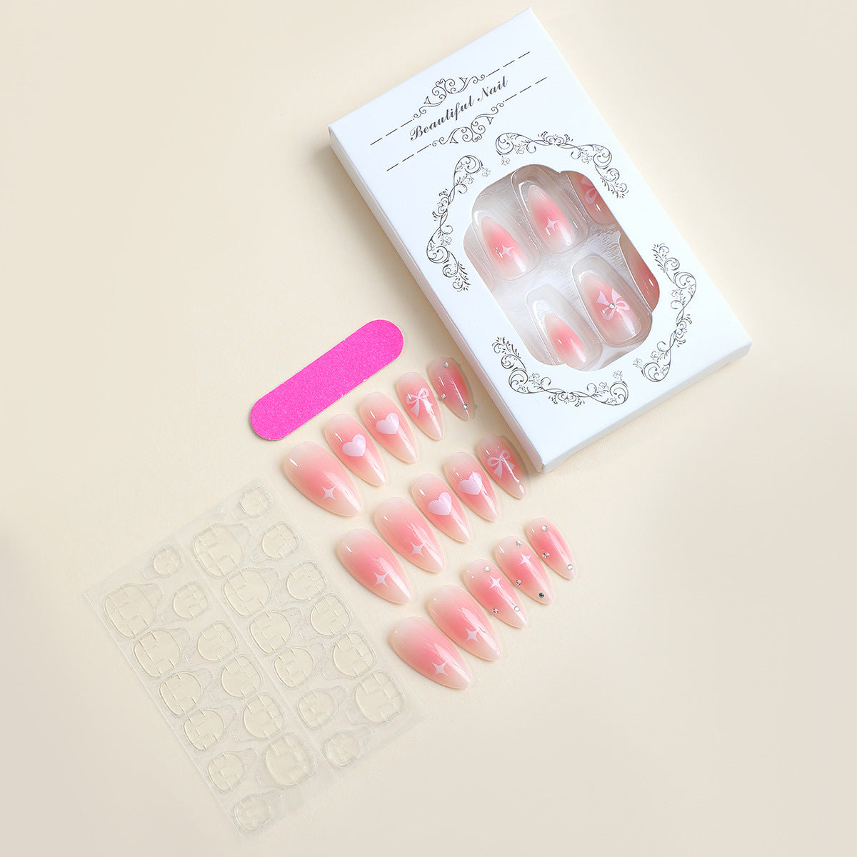 Decorative Theme Press-On Nail Set Acalora
