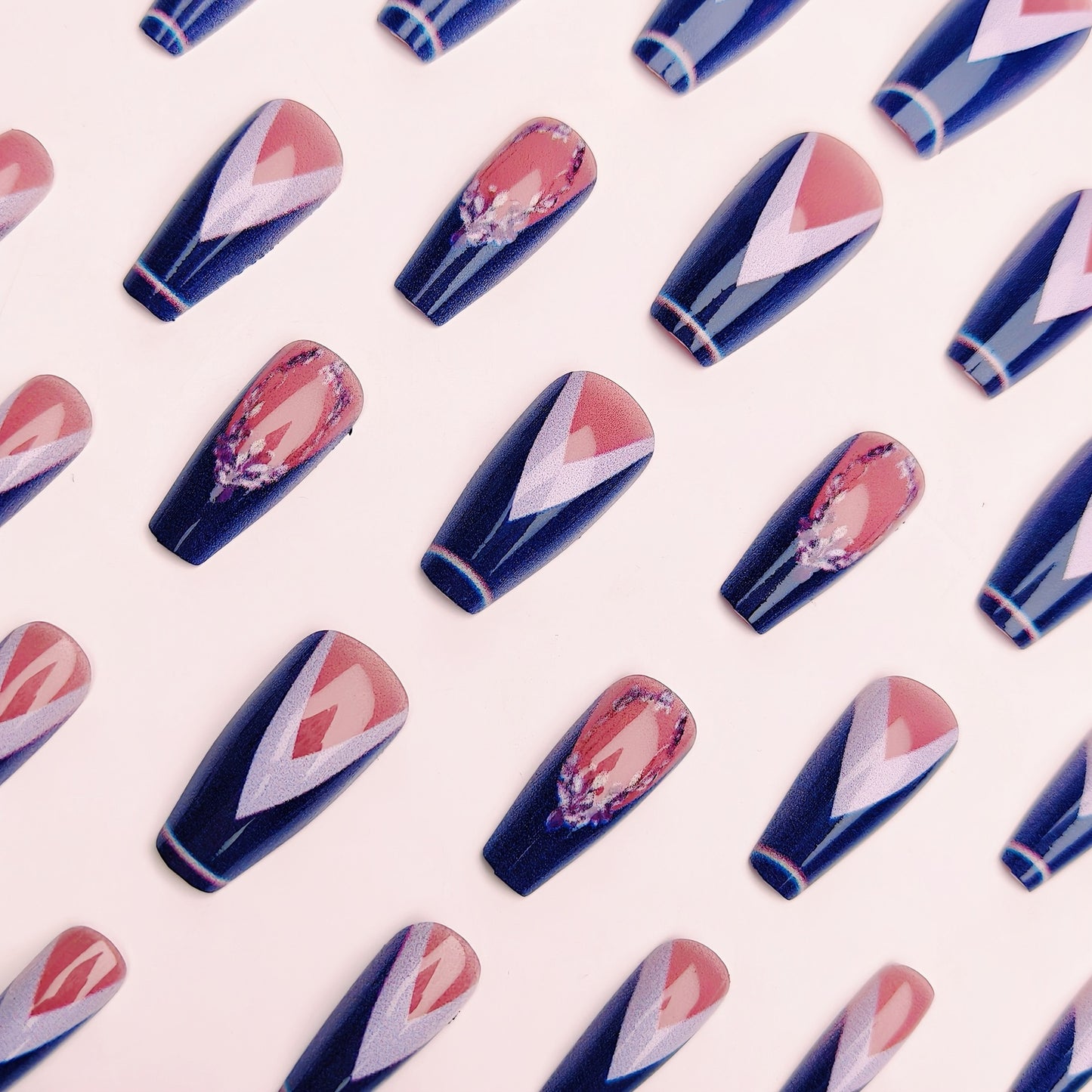 Floral-Inspired 3D Acrylic Nail Art Acalora