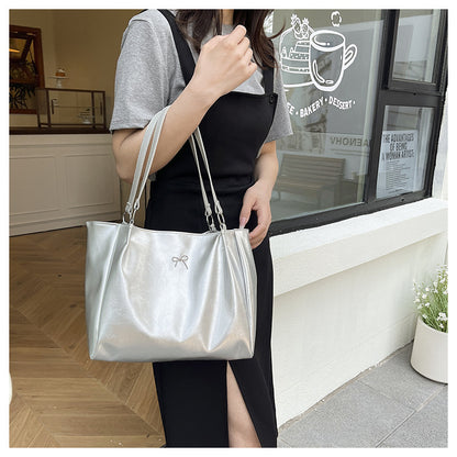 Elegant Glossy Hobo Handbag Acalora