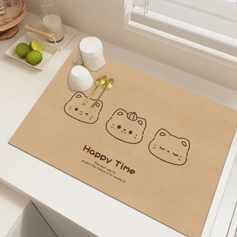 Cute Cartoon Dog Kitchen Mat Acalora