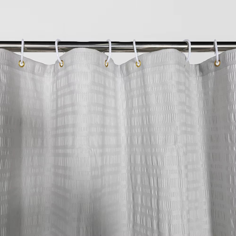 Premium Textured Shower Curtain