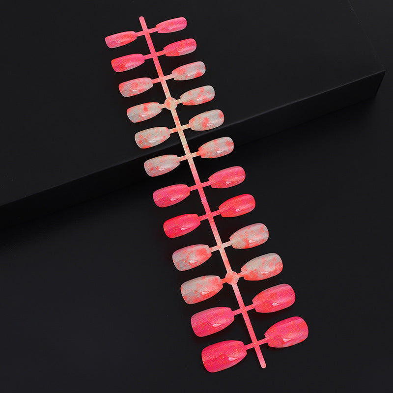 Luxury glitter design artificial nails Acalora
