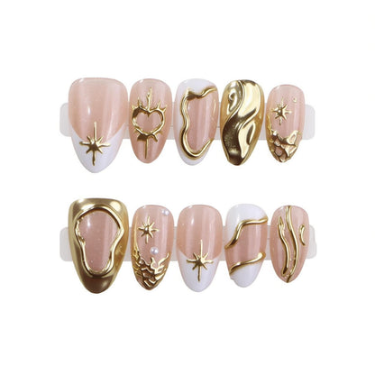 Glamorous Decorative Press-On Nail Set Acalora