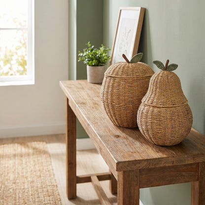Decorative Woven Fruit-Shaped Storage Basket Acalora