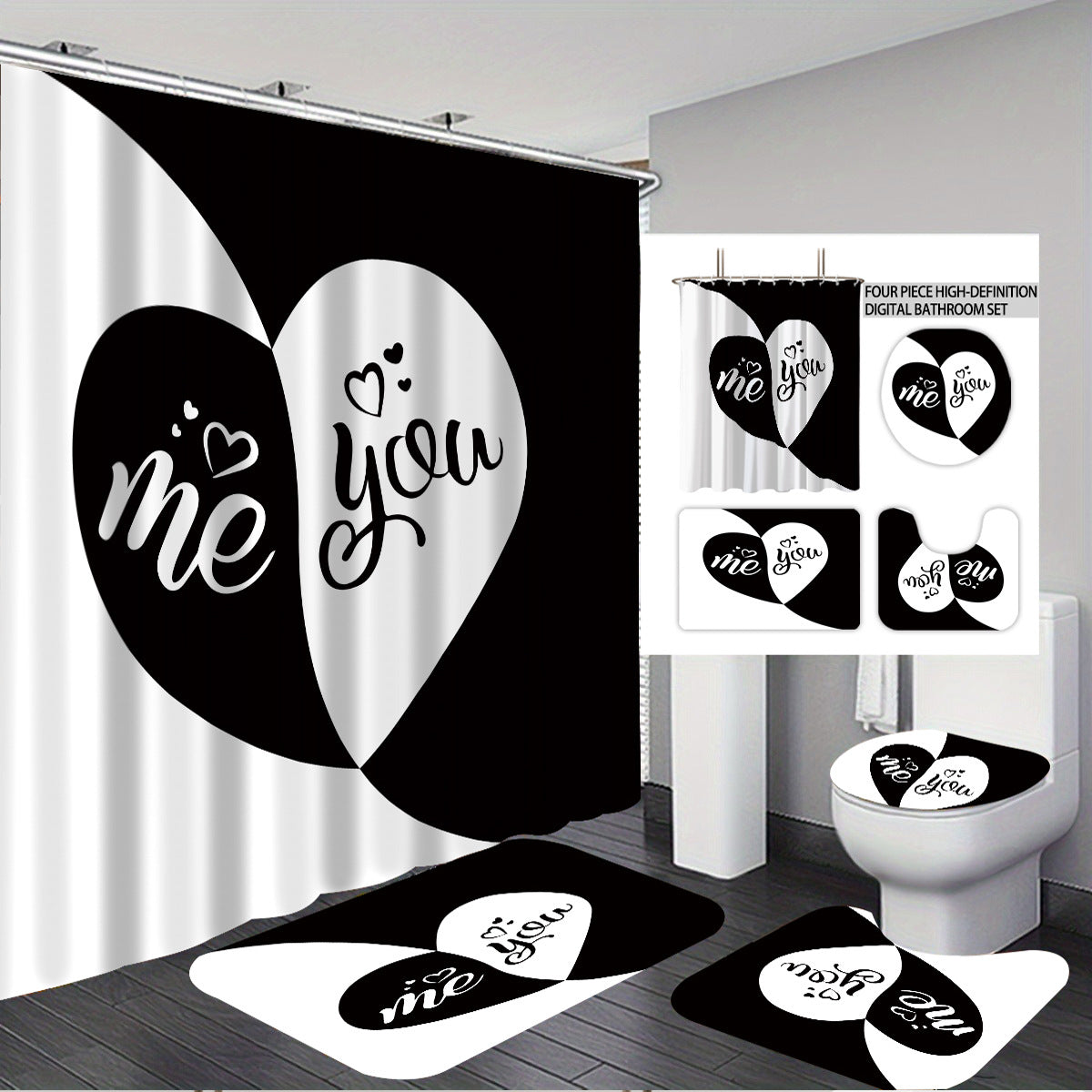 Family Themed Bathroom Decor Set