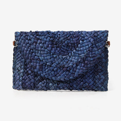 Women's Handmade Braided Natural Material Shoulder Bag Karnz