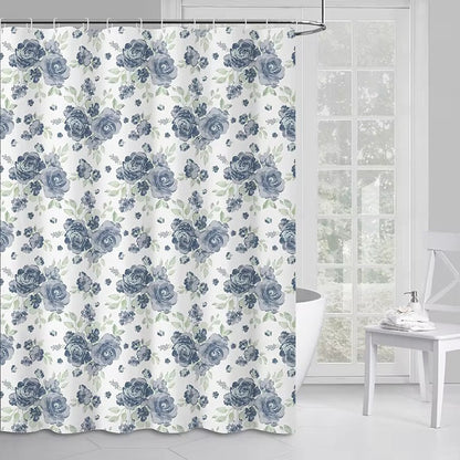 Floral Patterned Shower Curtain