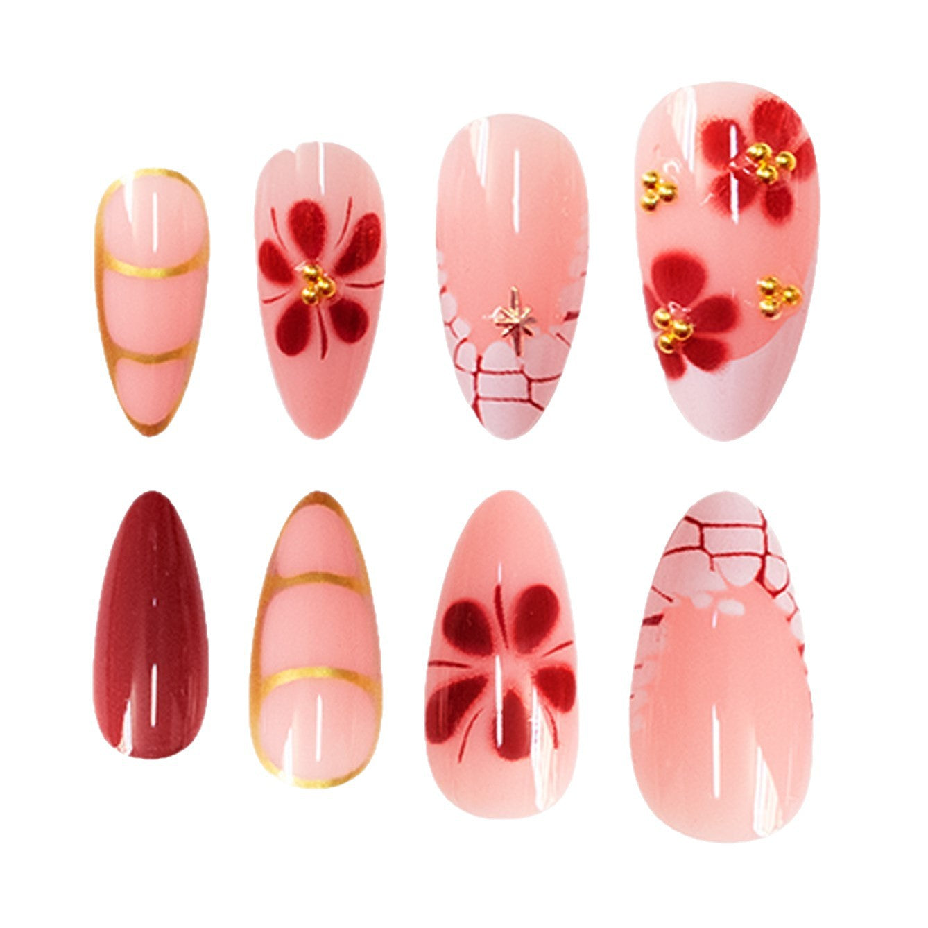 Artistic Elegant Press-On Nails Acalora