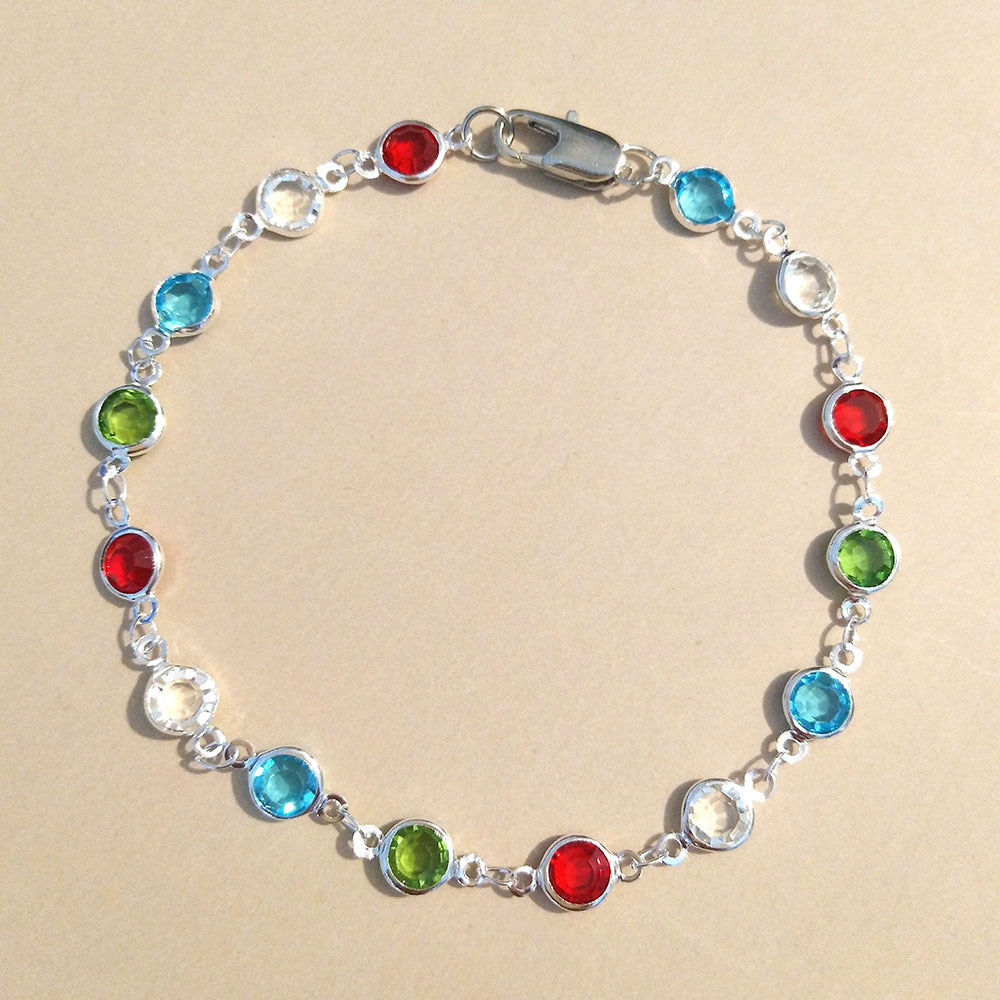 Multi-Color Gemstone Bracelet Acalora