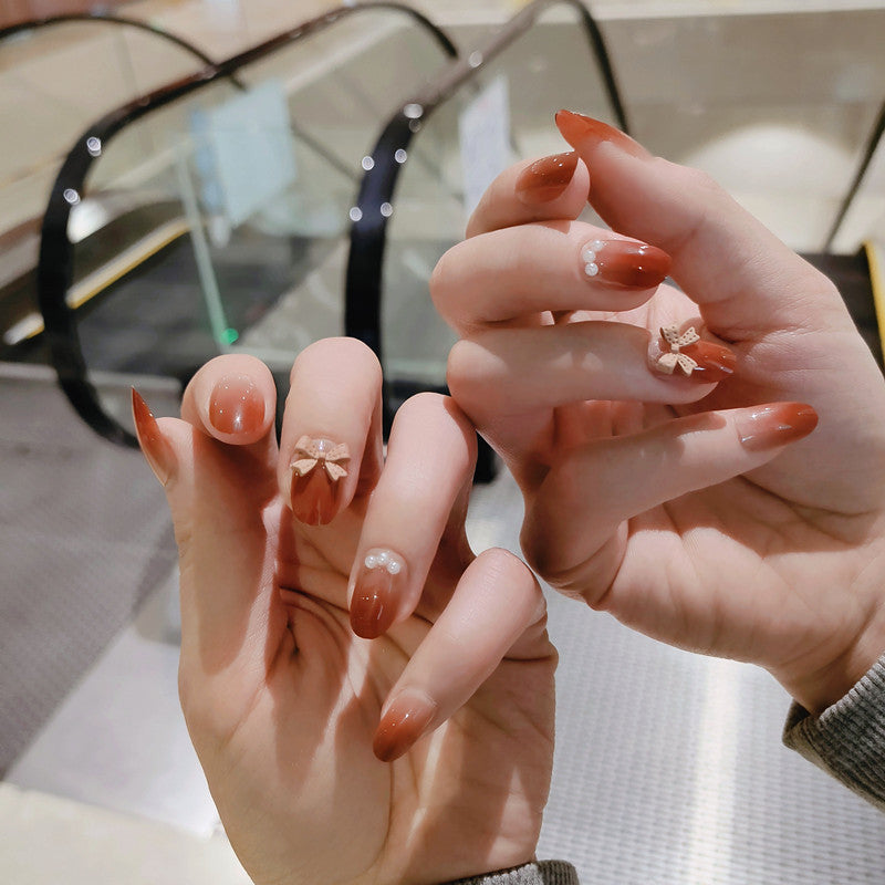 Festive Holiday Themed Press-On Nail Art Acalora