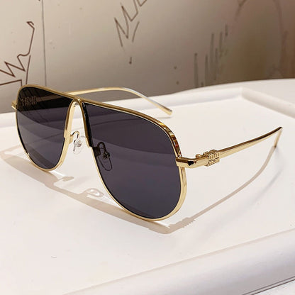 Men's Luxurious Oversized Aviator Sunglasses Bowlift