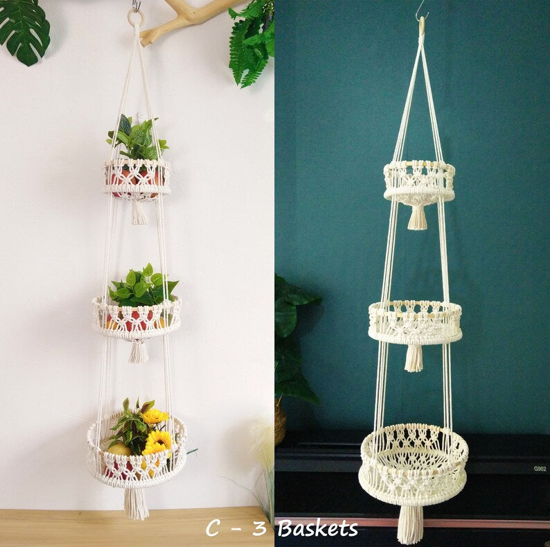 Hanging Macrame Plant Holder Acalora